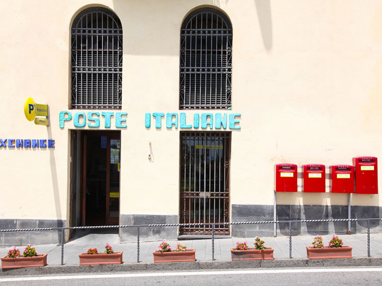 イタリアの郵便局