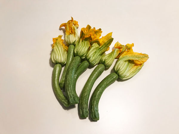 ズッキーニの花のリゾット レシピ
