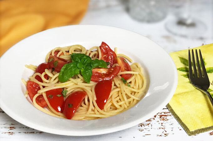 究極に簡単な夏のトマトスパゲッティ
